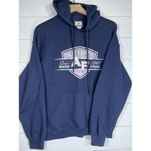 Pink Air Force Oarsman 913 Pullover Navy Blue Hoodie Medium Mom Daughter Woman